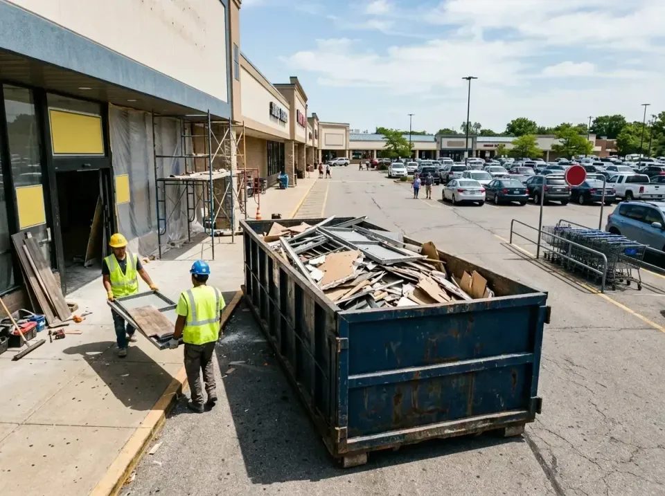 retail-store-renovation-debris-003 — frequently asked questions, Roll-off Dumpster Rentals in Southern Shops, SC